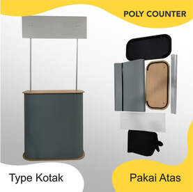 Meja Booth Portable Bandung, Easy Counter Surabaya, Meja Promosi Booth Denpasar